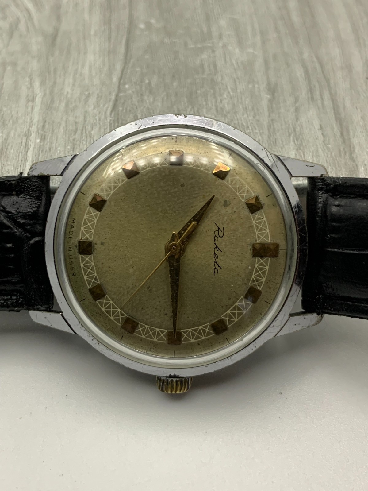 Vintage Soviet Men’s Watch RAKETA Baltika USSR 60s Mechanical 2609.I Serviced