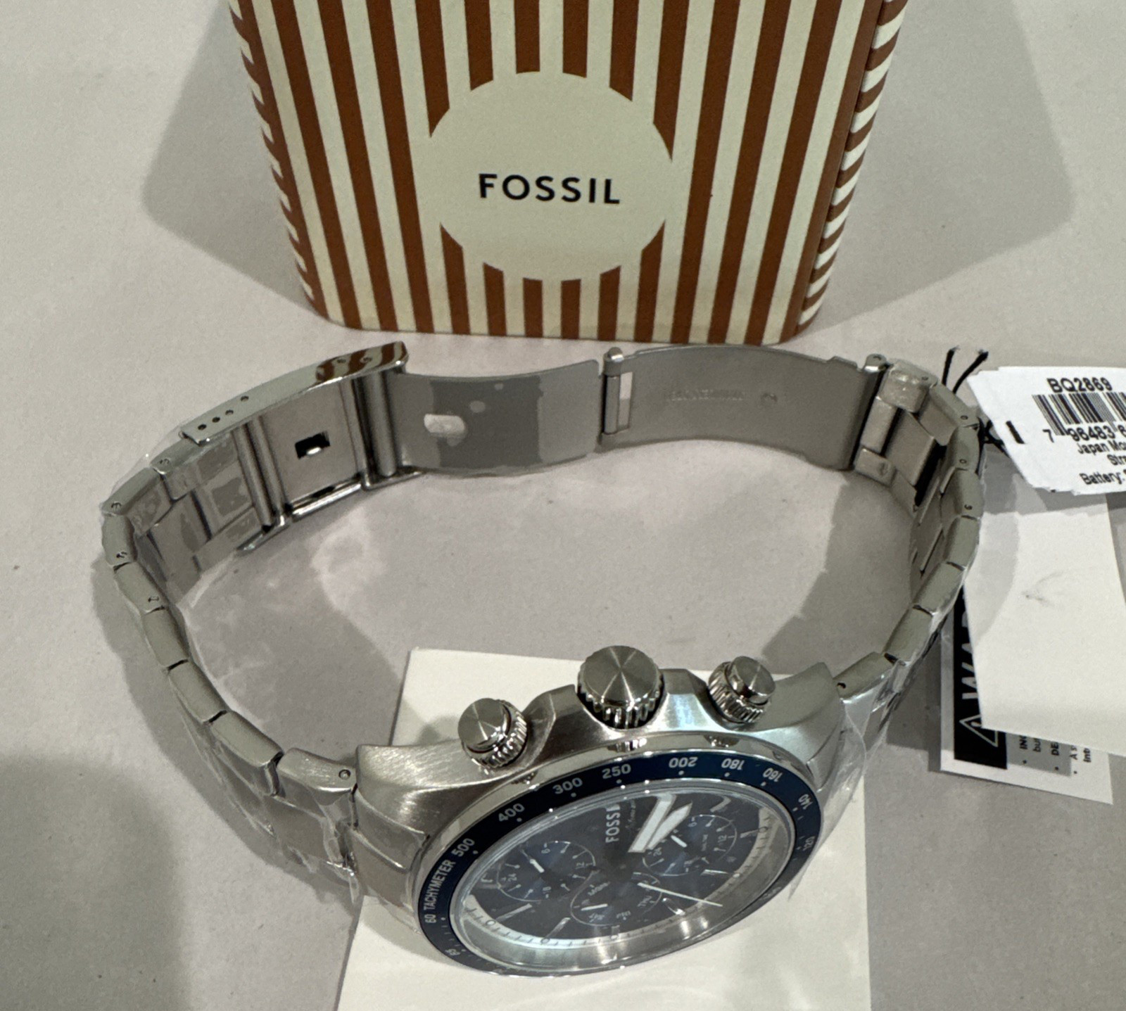 Fossil Autocross Sport Tourer Chronograph Quartz Blue Dial Men’s Watch BQ2869
