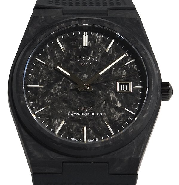 TISSOT WATCH PRX CARBON POWERMATIC 80 T137907A T137.907.97.201.00 AUTOMATIC DATE
