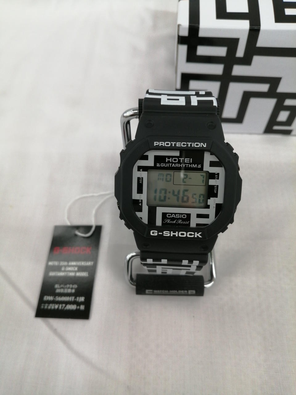 CASIO G-SHOCK DW-5600HT-1JR (Hotei Tomoyasu 35th) Black Watch Auth Japan