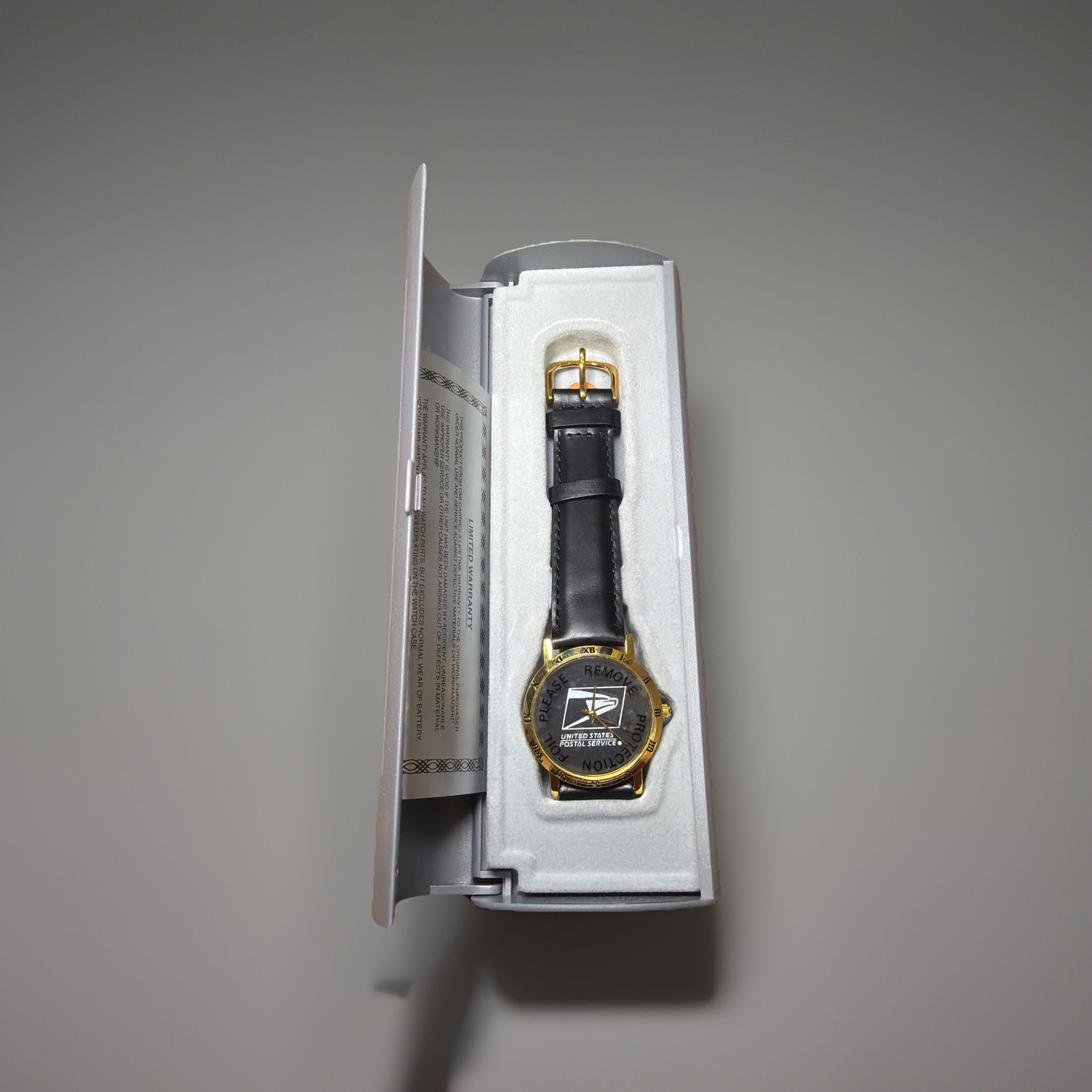 Sweda United States Postal Service (USPS) Japan Movement Gold/Black 9” NEW NOS!
