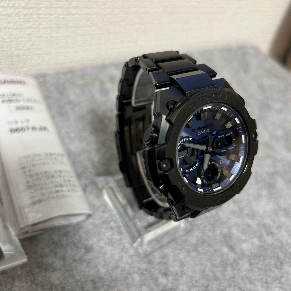 G SHOCK GST B400BD 1A2JF G STEEL Solar Radio Bluetooth Black Blue G Steel G Shoc