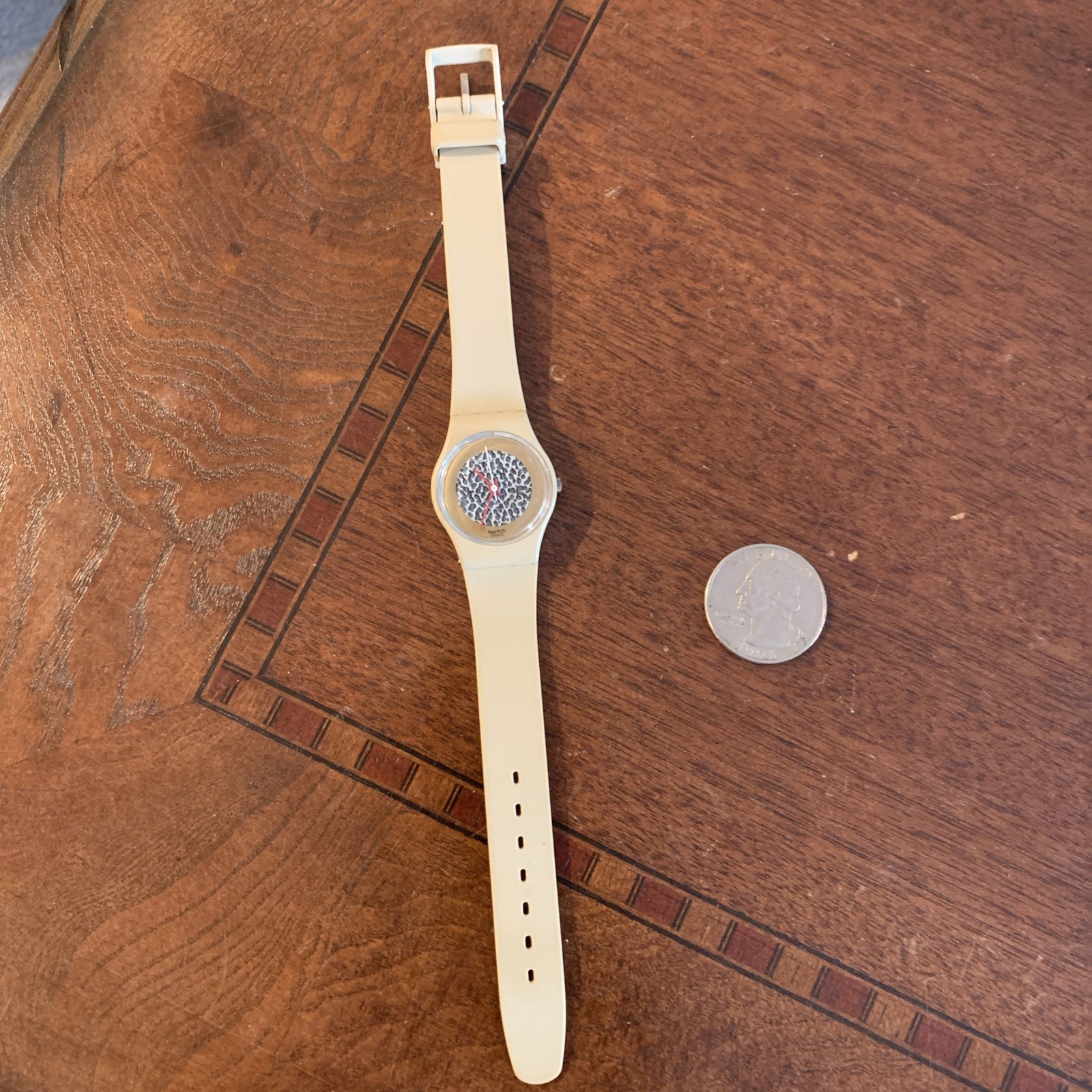 Swatch Watch BC/BG LT102 Women’s 25mm 1985 Great Condition Working Vintage Rare