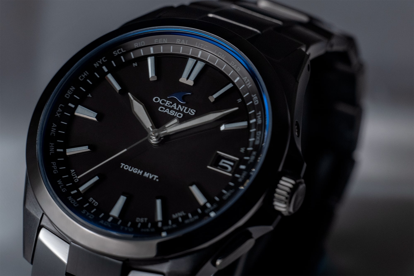 Casio Oceanus OCW-S100B-1AJF Radio Solar Black 41.5mm Watch