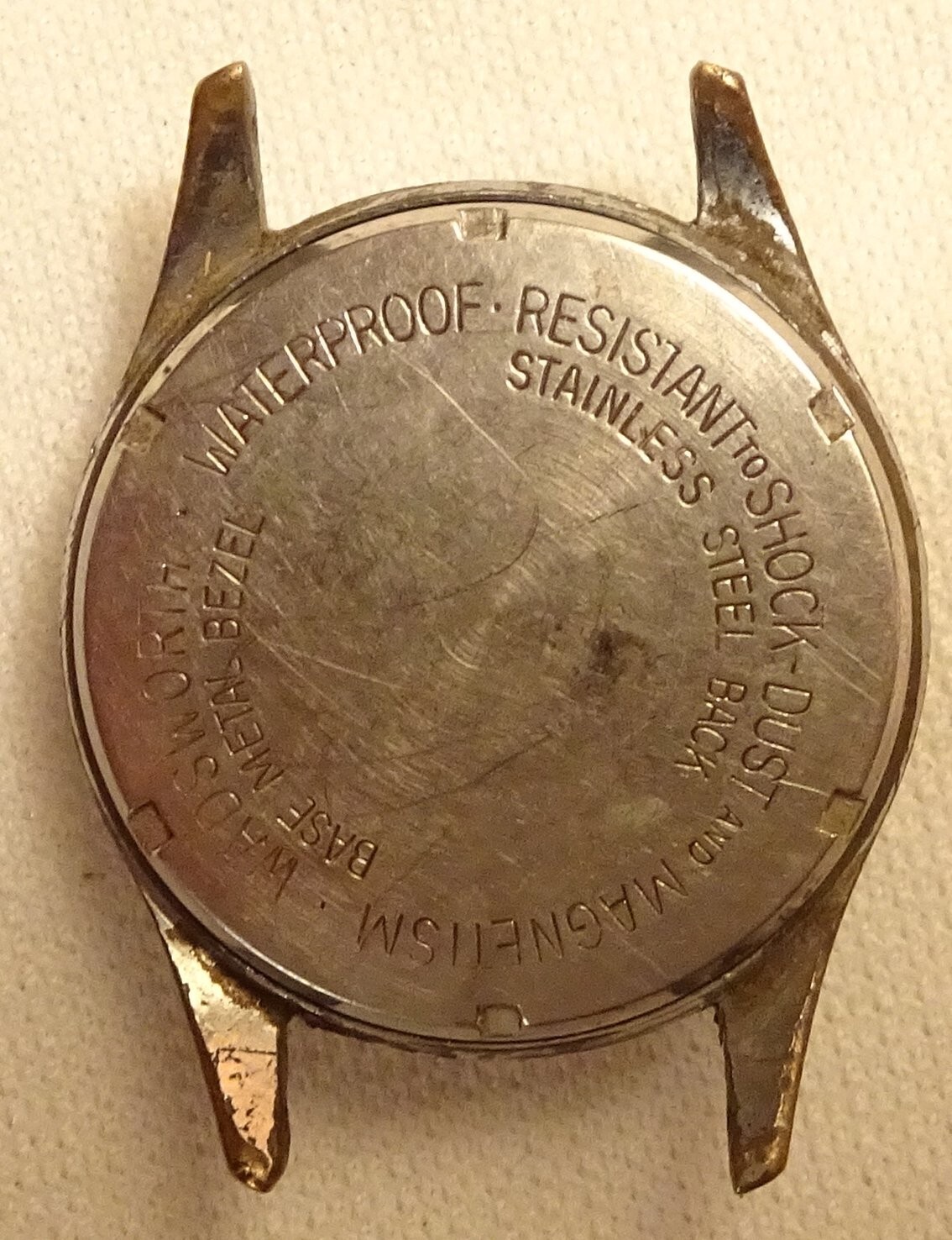 Wadsworth Wristwatch 17J Vintage Parts or Repair AS 1124D Swiss