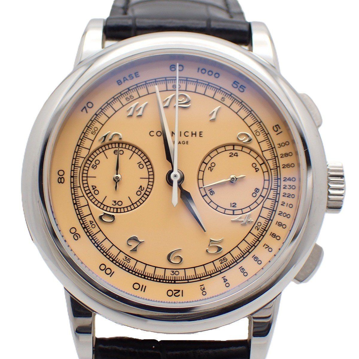 CORNICHE Heritage Chronograph Limited to 200 Pieces Quartz Men s Watch Beige Dia