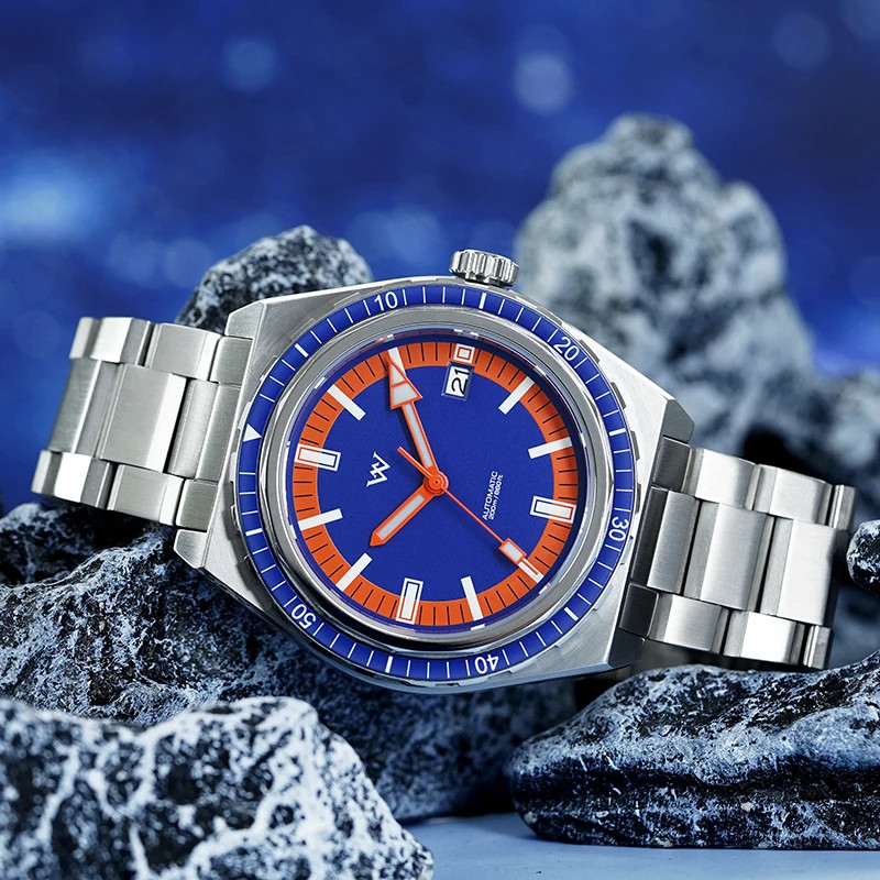 Welly Merck WM194 Automatic NH35 Dive Watch 200m Sapphire Crystal 40-44mm