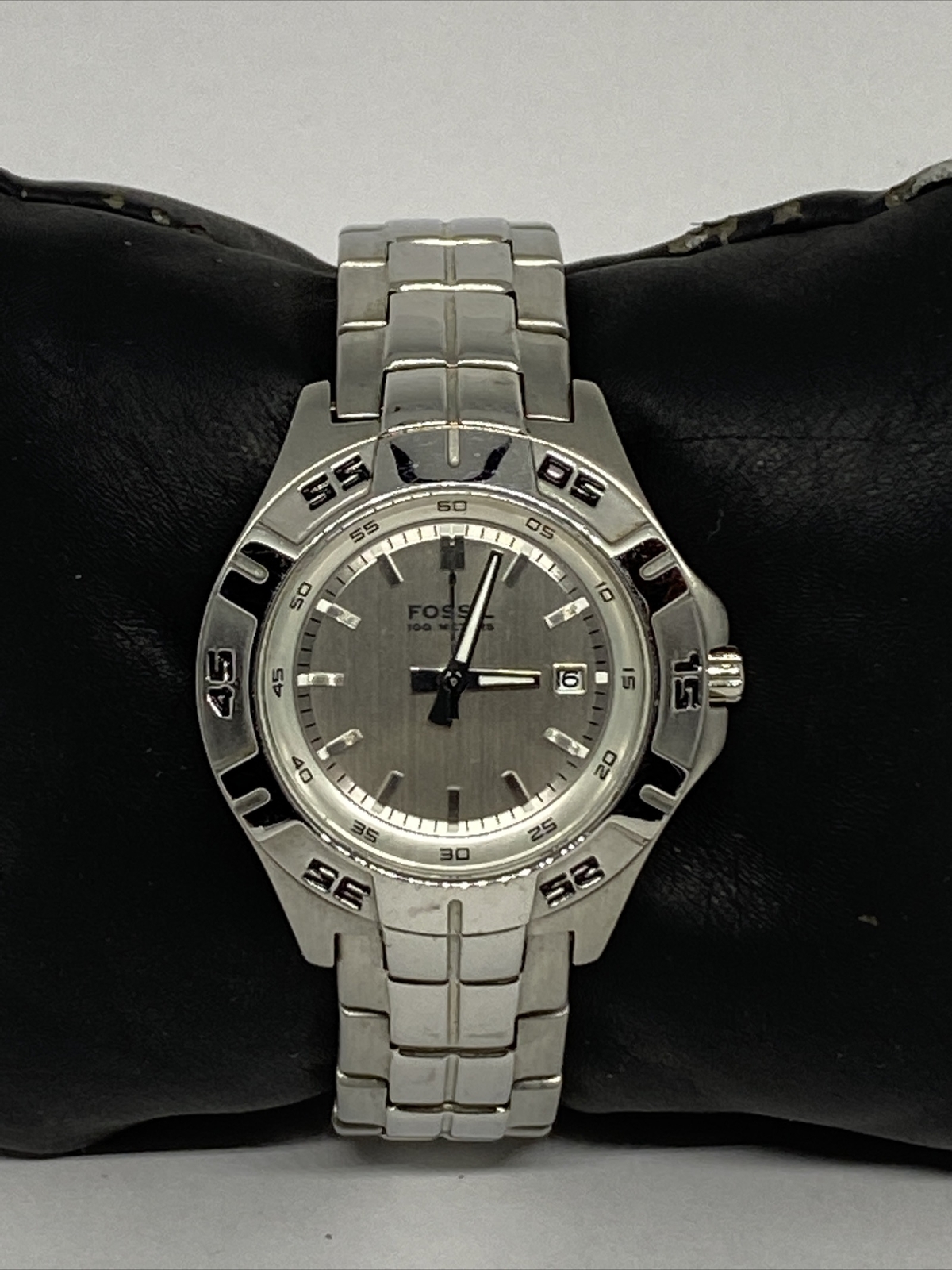 Fossil PR5339 Women’s Silver Stainless Steel Analog Dial Quartz Wrist Watch EY64