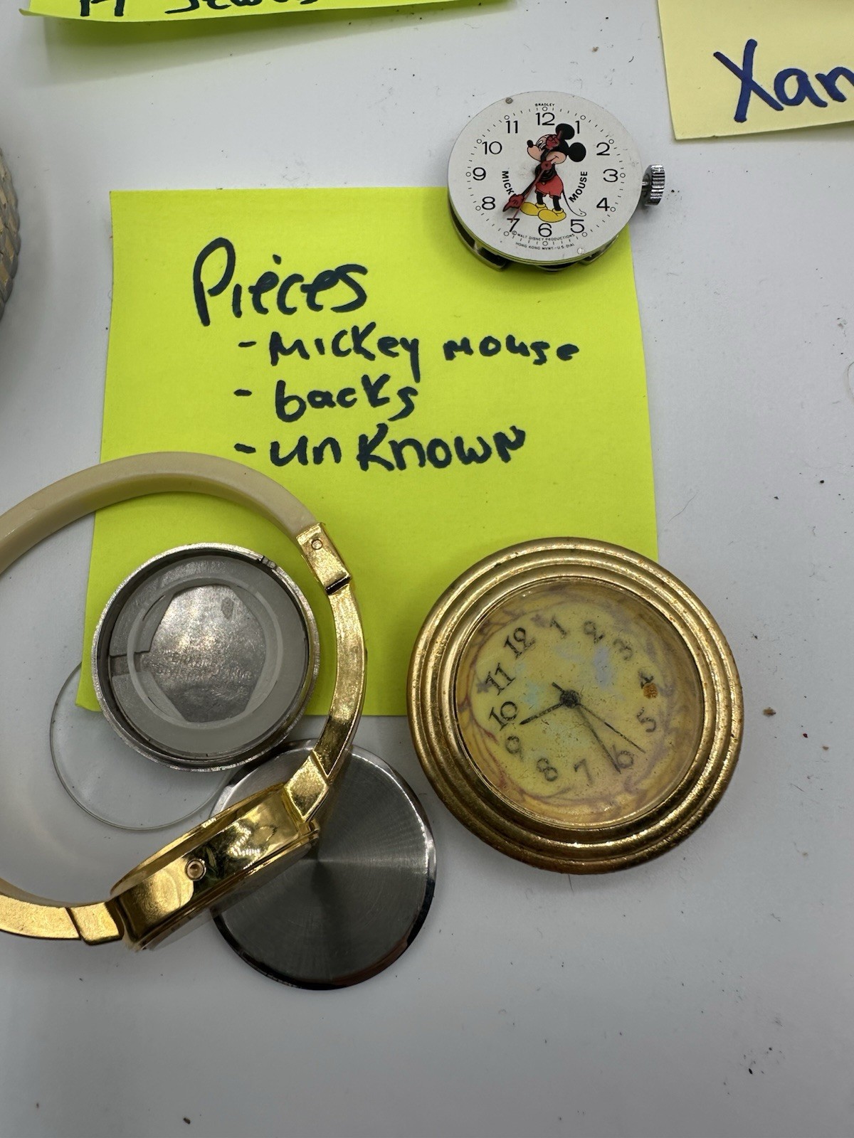 Vintage Watch Lot Untested, Various Brands Parts/repair Bulova, 17 Jewels Plus
