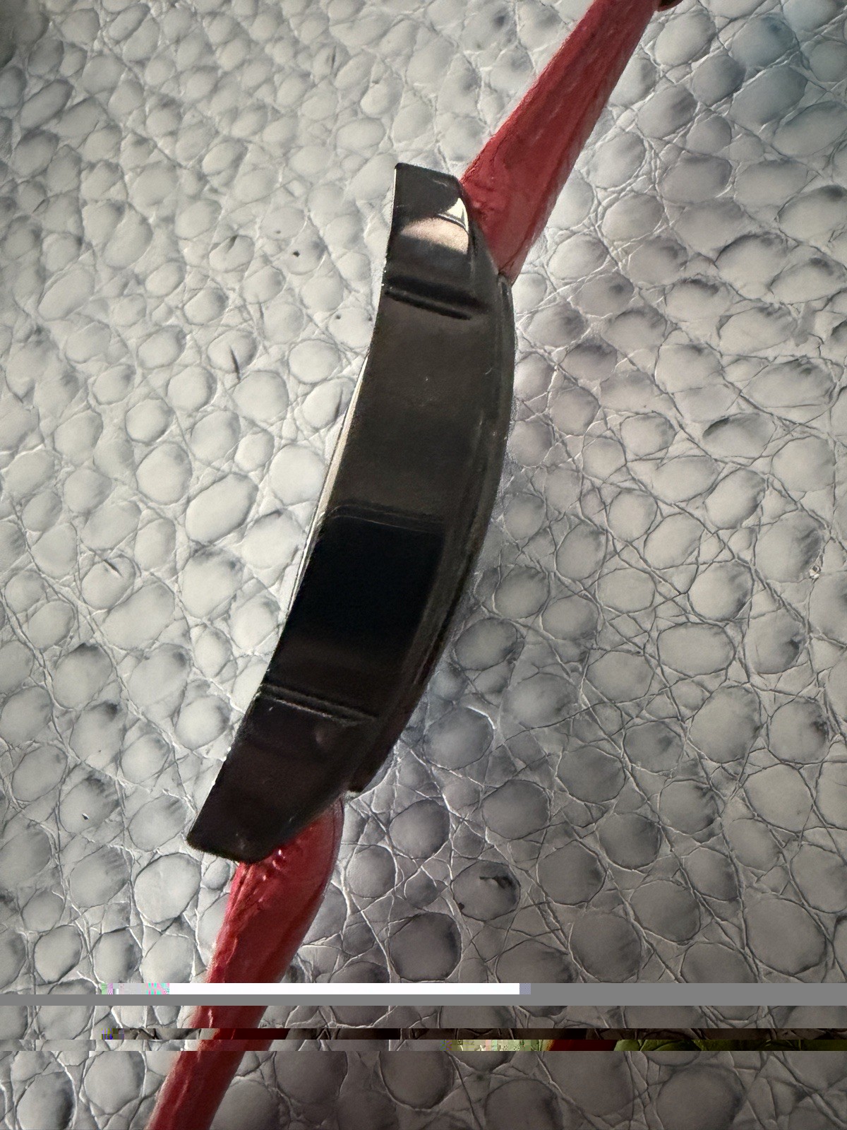 King Master Rounded Burgundy Reptile Diamond Watch