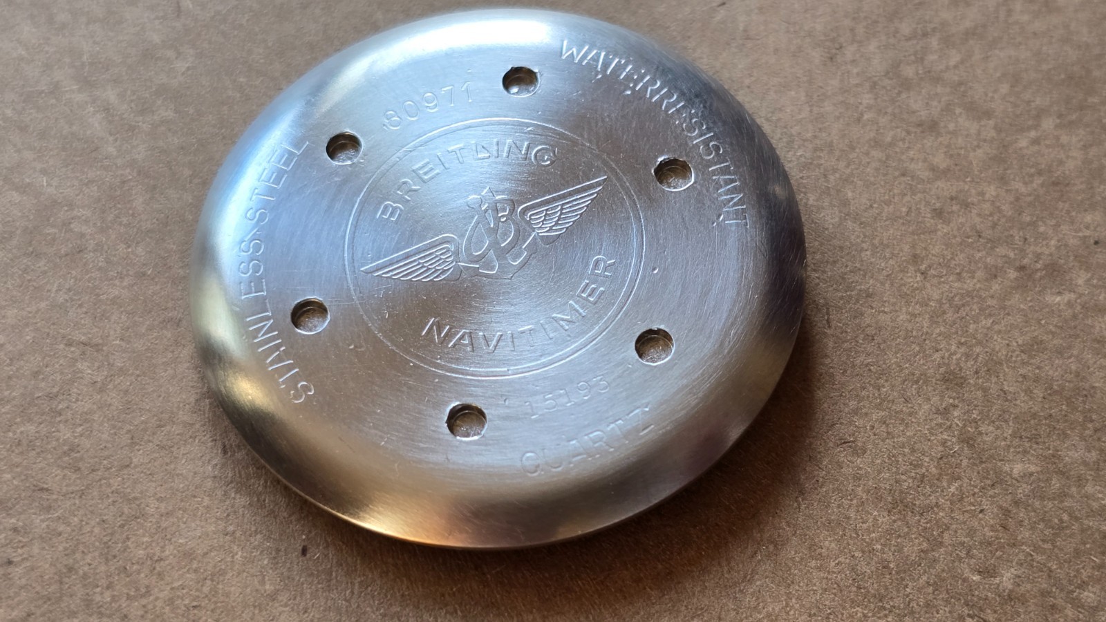 Ultra Rare Breitling Jupiter 3300 Case Back & Seal – Spares!