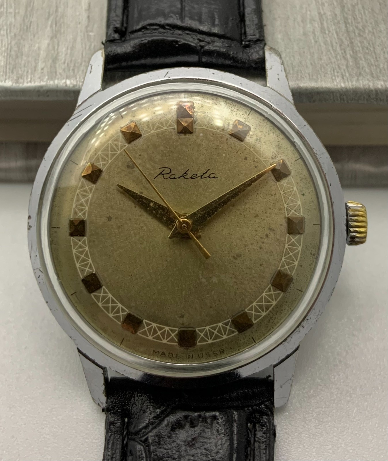 Vintage Soviet Men’s Watch RAKETA Baltika USSR 60s Mechanical 2609.I Serviced