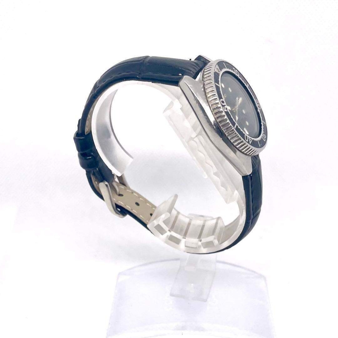 SEIKO Diver Quartz Boys Size 33mm Watch New Battery Leather Strap Unisex Japan