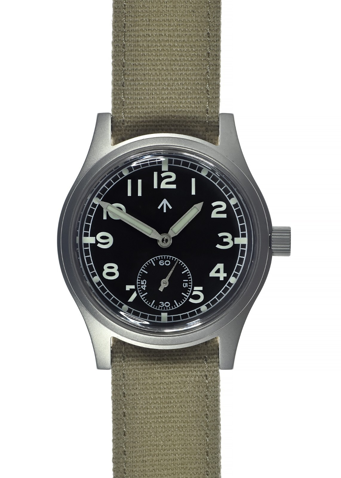 Hand Winding MWC 1940s/1950s «Dirty Dozen» Pattern Military Watch with 17 Jewels