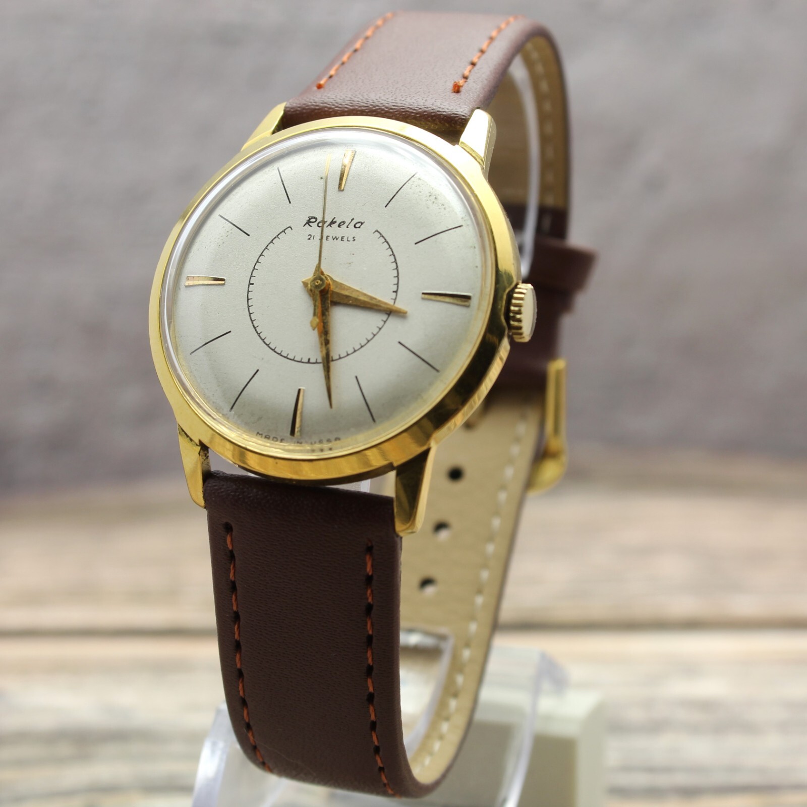 Soviet RAKETA Baltika Gilded mens watch USSR 1960s watch Rocket 2609A РАКЕТА⌚🚀
