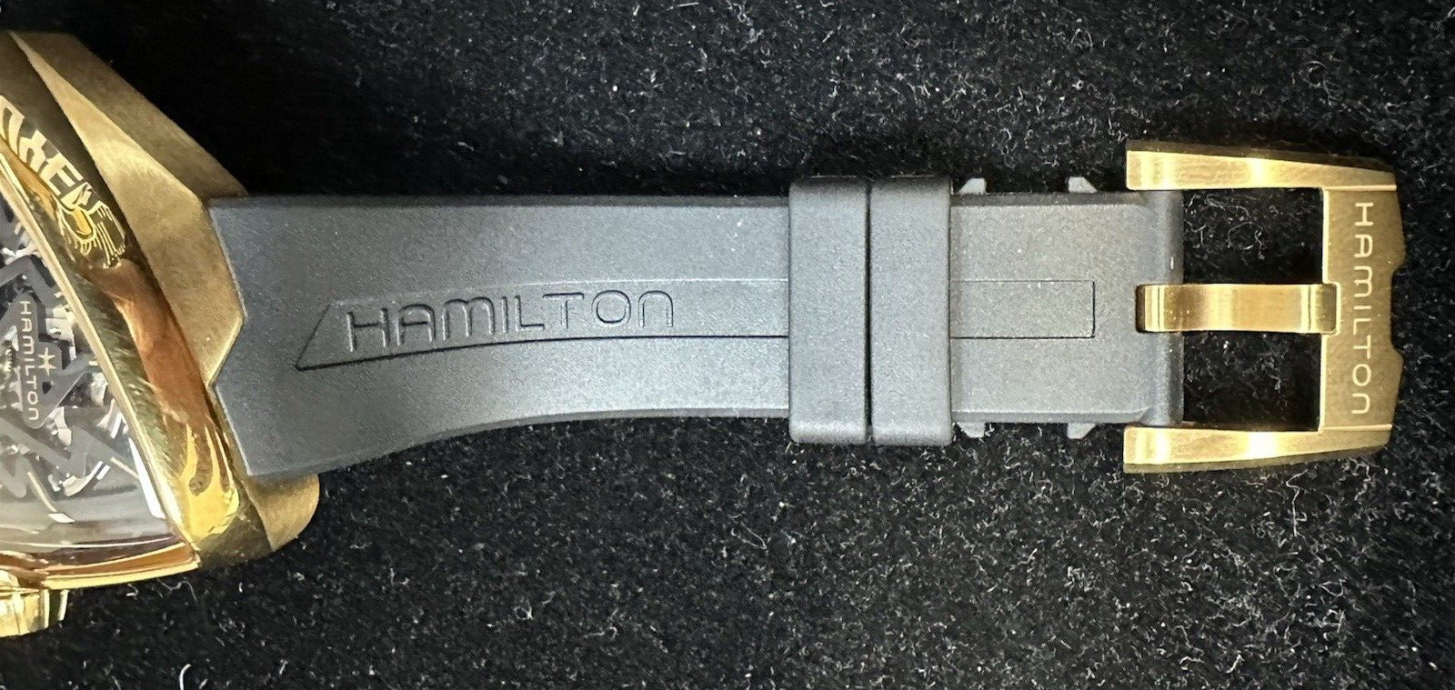 Hamilton Ventura Elvis 80 H245250 Black Stainless steel Rubber Automatic