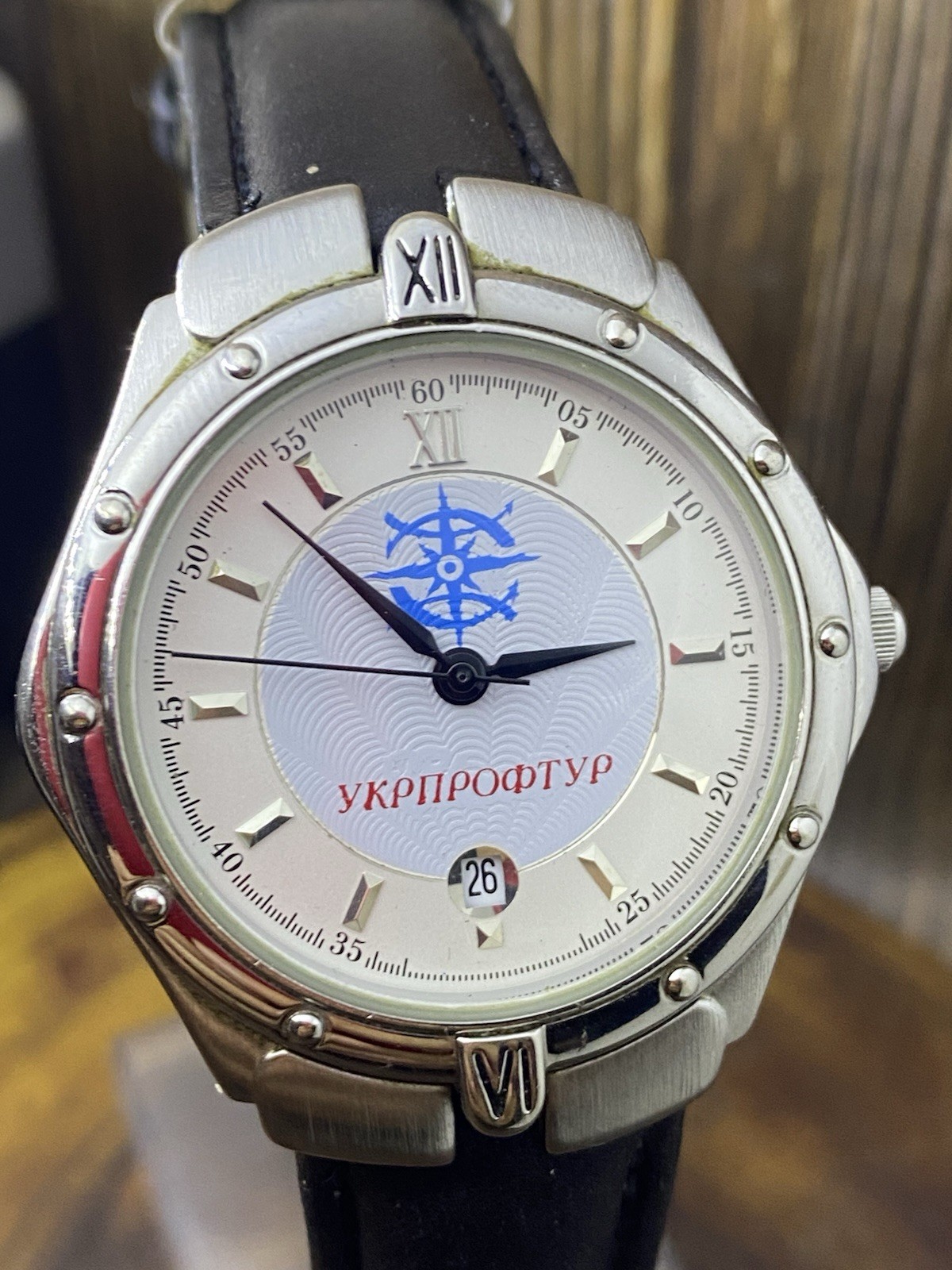 Men’s Wrist Watch Rekord Quarz Record Standard Classic Watch #9134