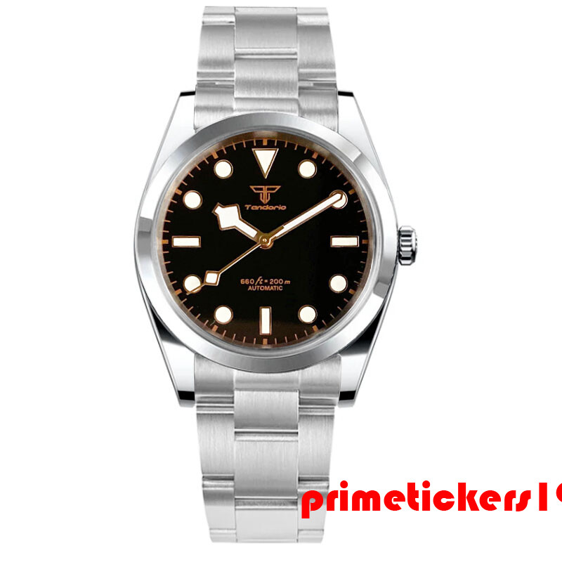 Tandorio Sapphire 36mm/39mm Automatic Men Watch NH35 PT5000 Snowflake Hands Lume