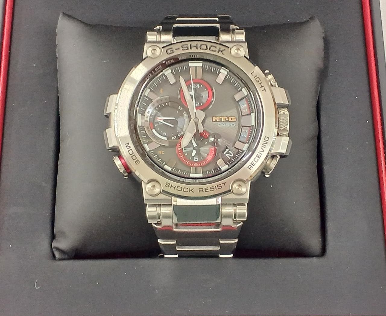 CASIO G-SHOCK MTG-B1000D-1AJF Silver Watch Auth Japan