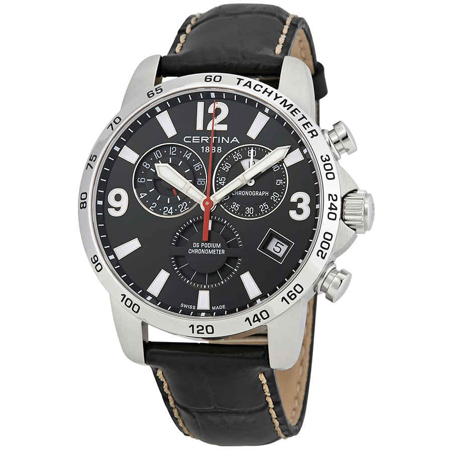 Certina DS Podium Chronograph Black Dial Men’s Watch C034.654.16.057.00
