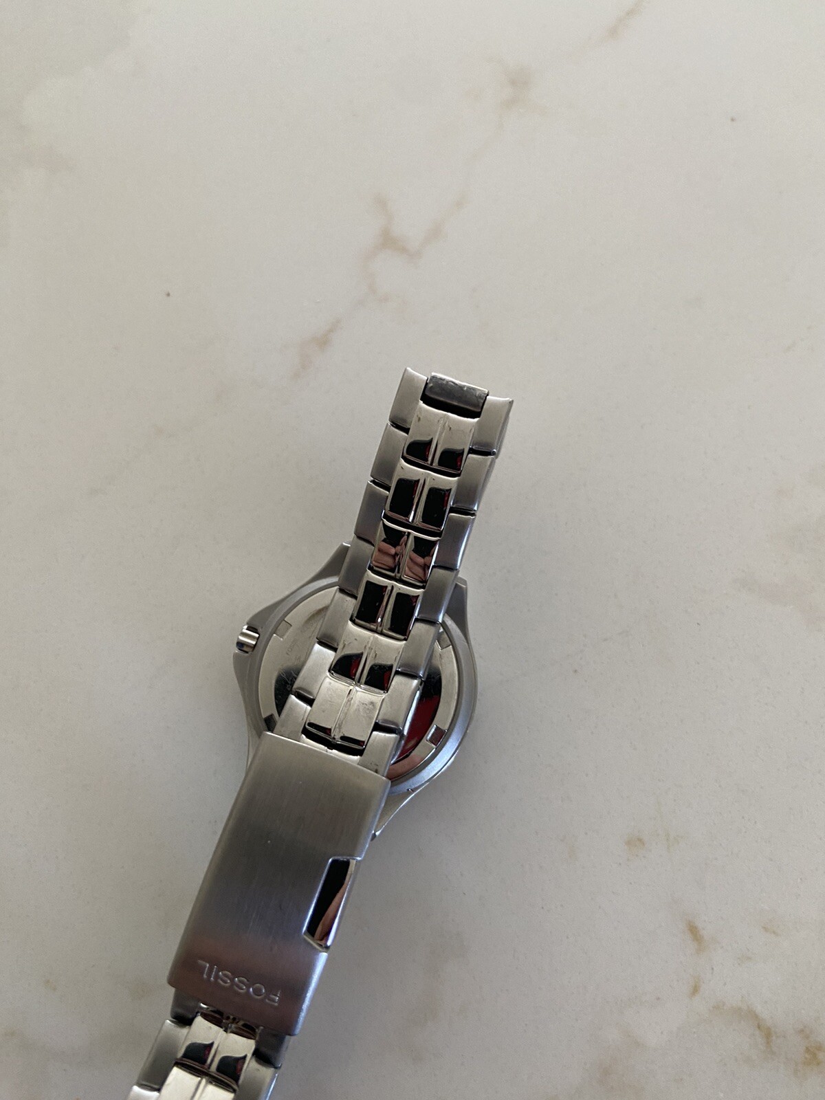 Fossil Womens Watch Silver Tone Case NAIA Soccer Championship Official Works