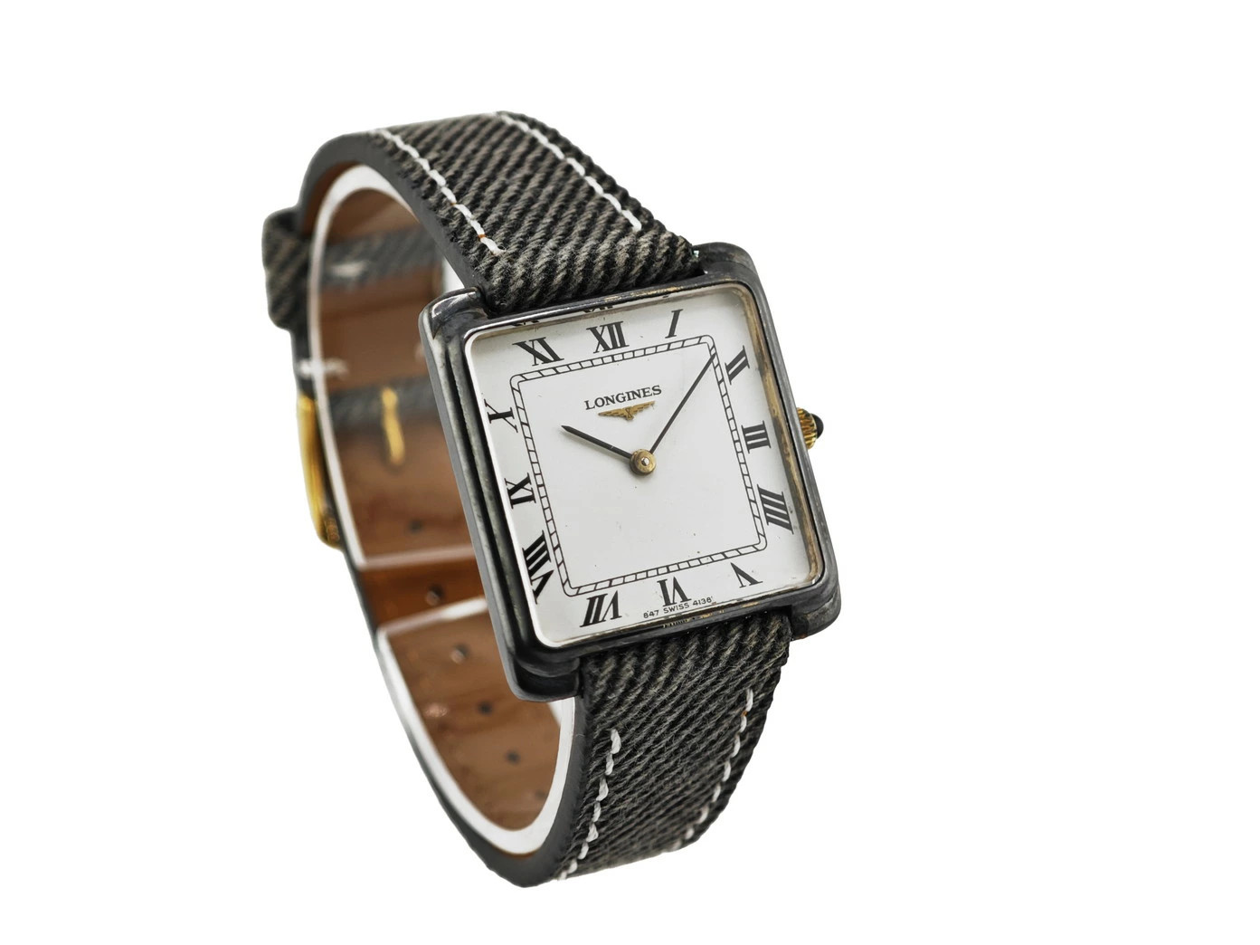 LONGINES Vermeil SV925 Watch Ref 4138 1970s Swiss Manual L847.4