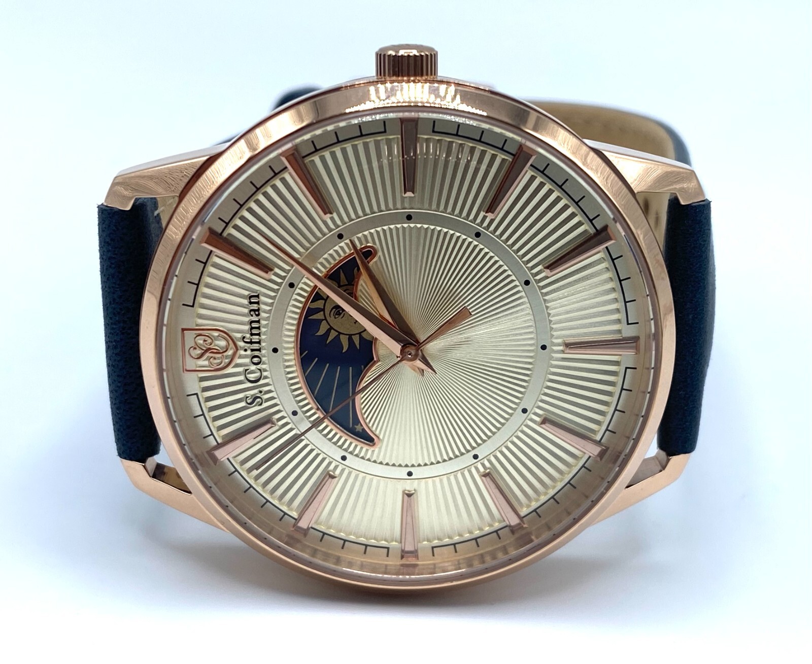 S Coifman. WATCH SC0495 44mm PC39 Quartz 3 Year Warranty NO BOX