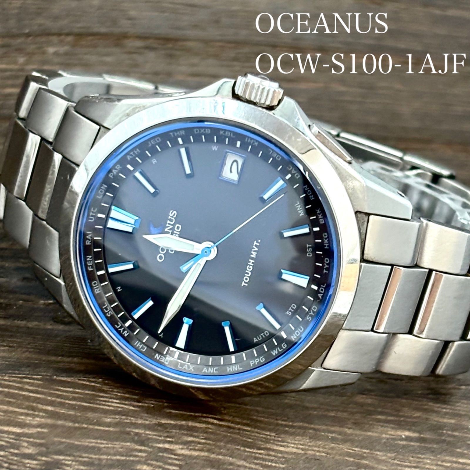 CASIO OCEANUS OCW-S100-1AJF Solar Watch 39mm From Japan