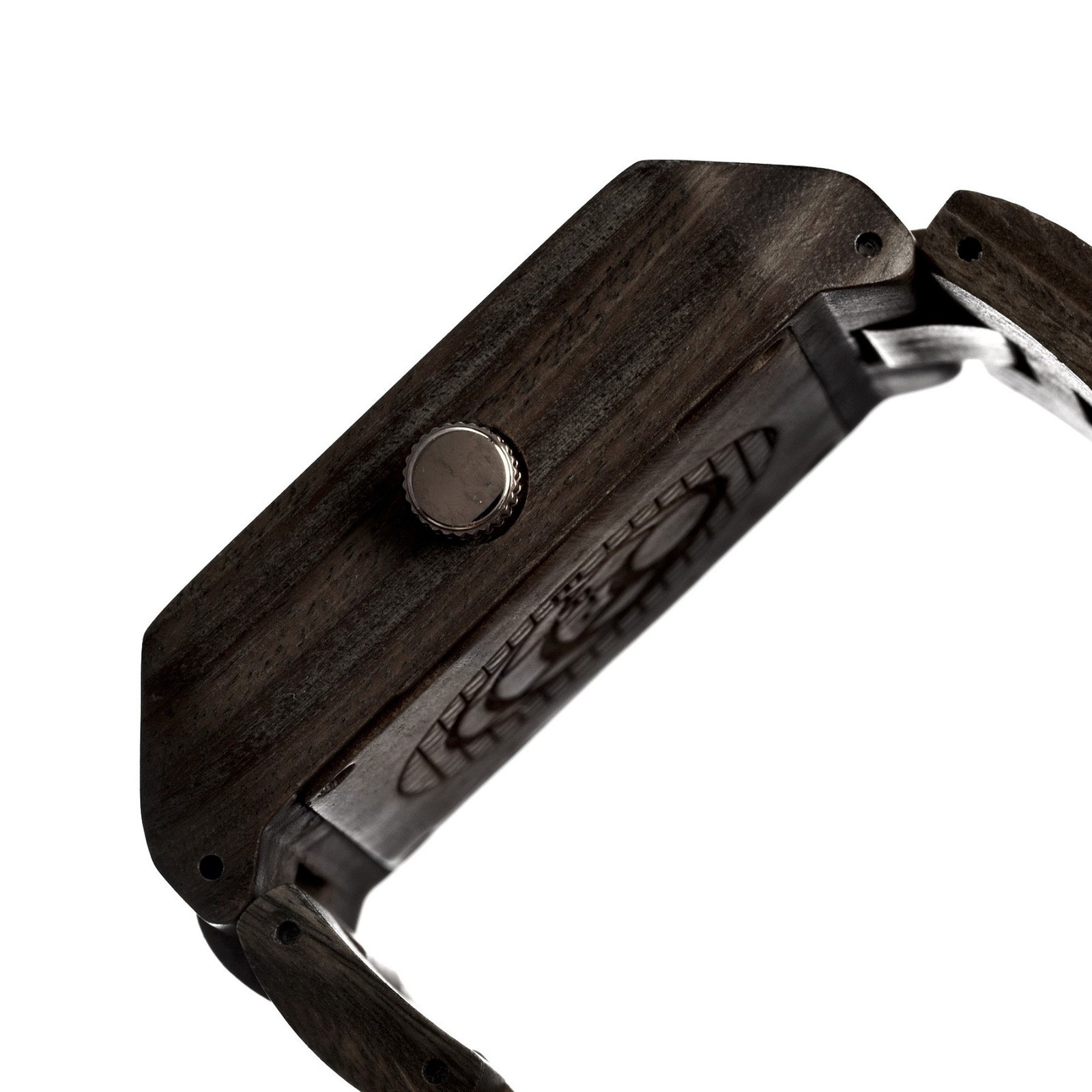 NEW Earth EW1206 Unisex Rhizomes Eco-Friendly Multi-Color/Dark Brown Wood Watch