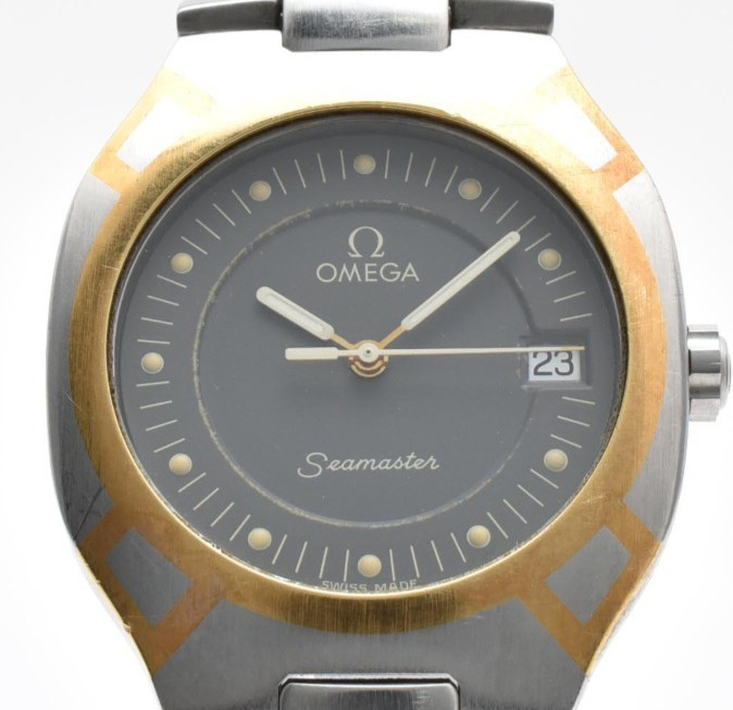 [EXC+5] OMEGA Seamaster Polaris Quartz Men’s Watch From JAPAN