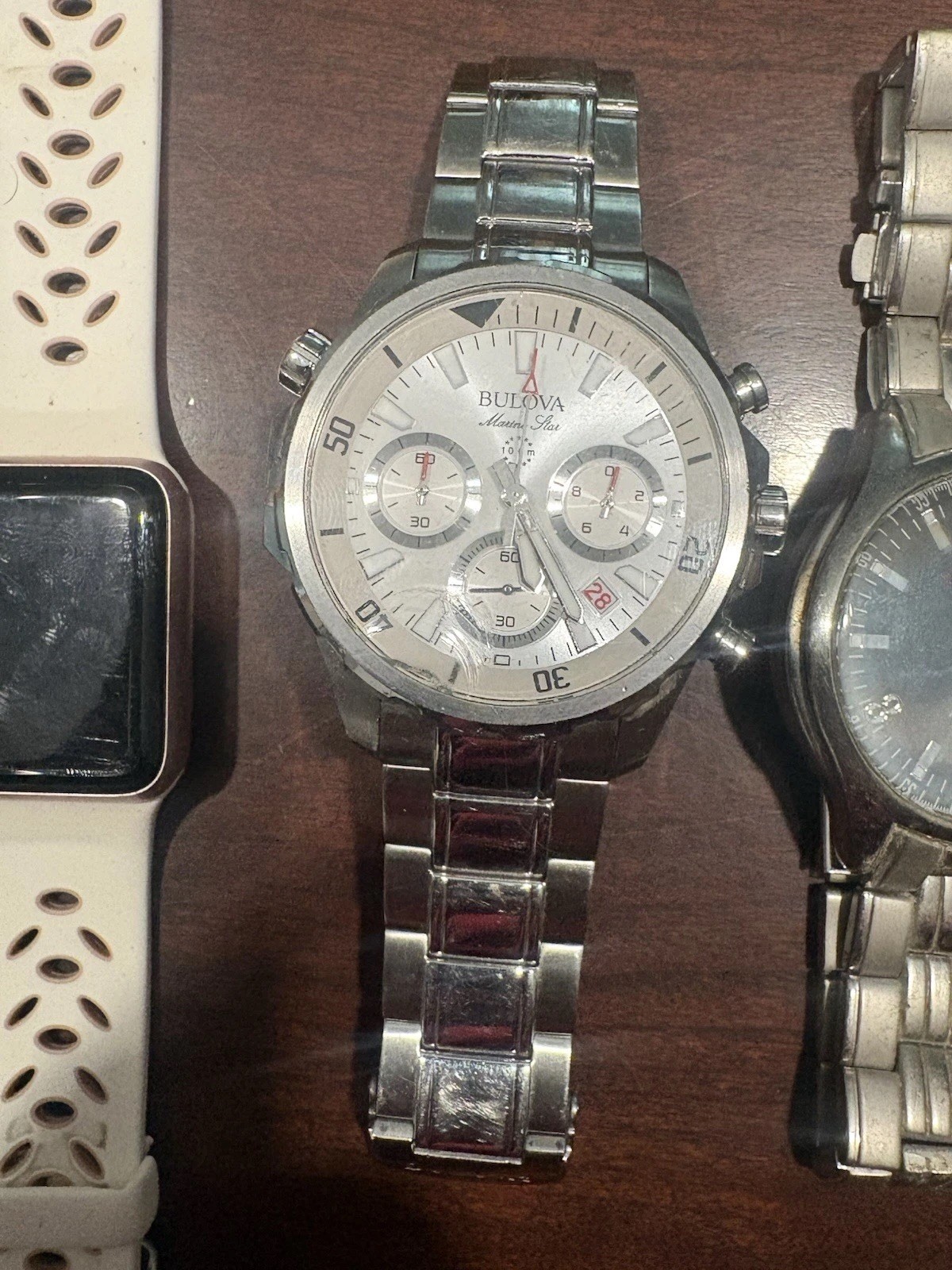 Watch Lot Bulova Marine Star Apple Watch Vintage Men Women’s Watches