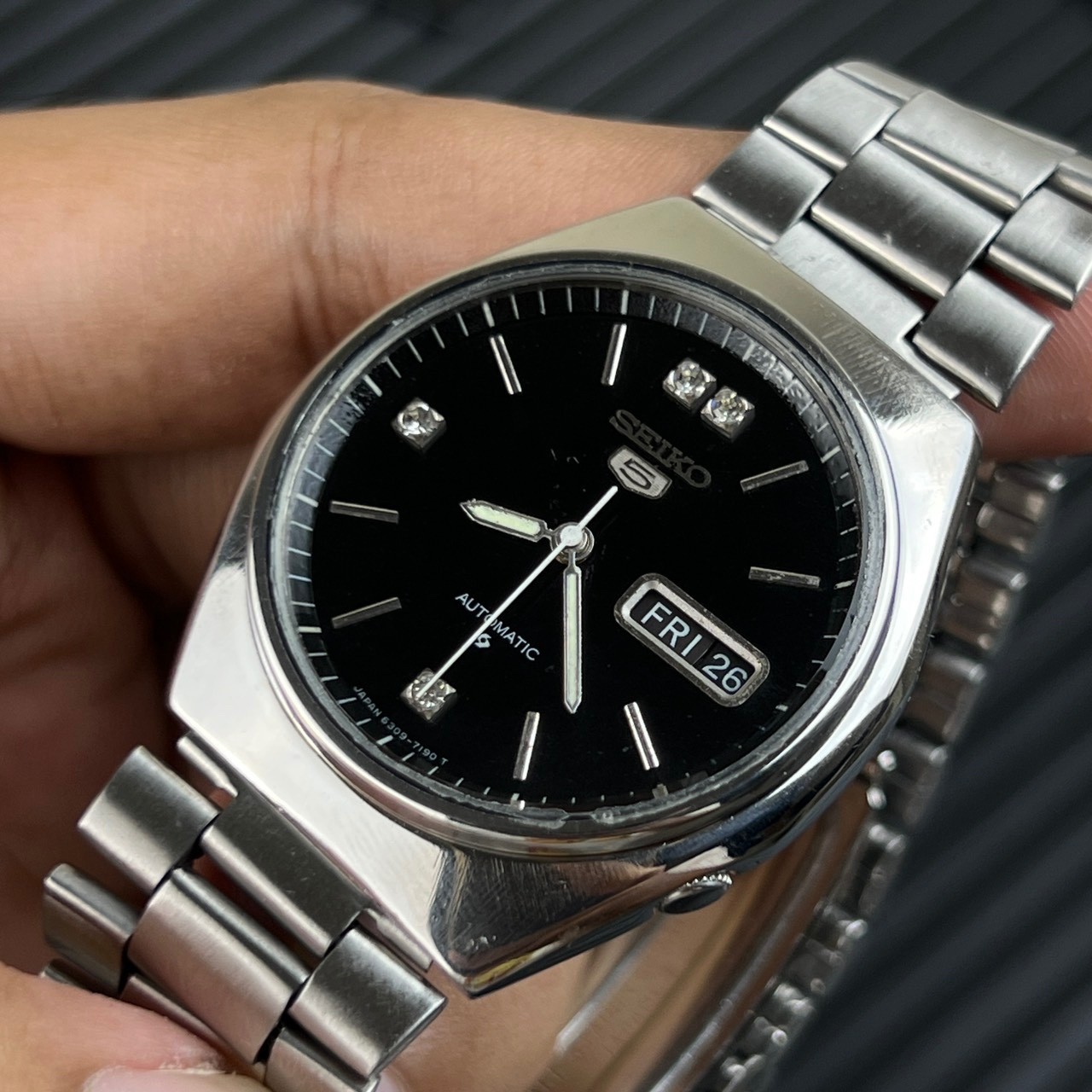 Seiko 5 Sports Diamond Quarters Circa 1980 s’ Ref.6309-720C Automatic