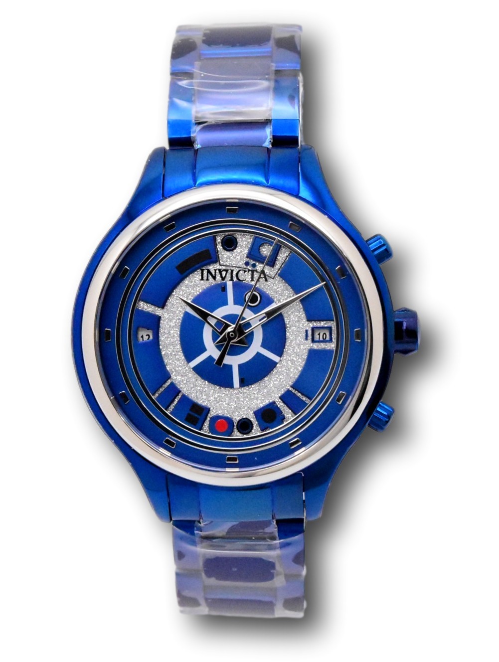 Invicta Star Wars R2-D2 Women’s 38mm Dual Time Limited Glitter Watch 41392