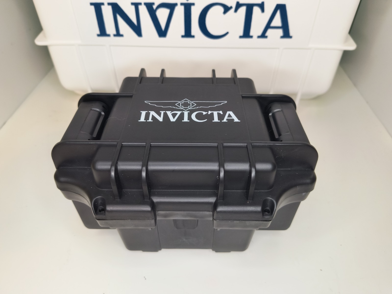 Invicta Specialty Men’s Skeleton Automatic Watch Blue SS Bracelet 50mm Box