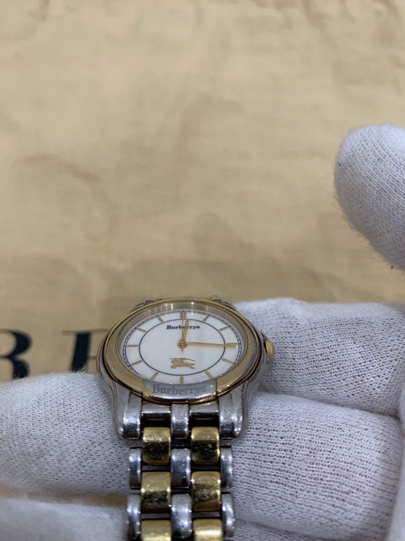 BURBERRY antique watch gold silver