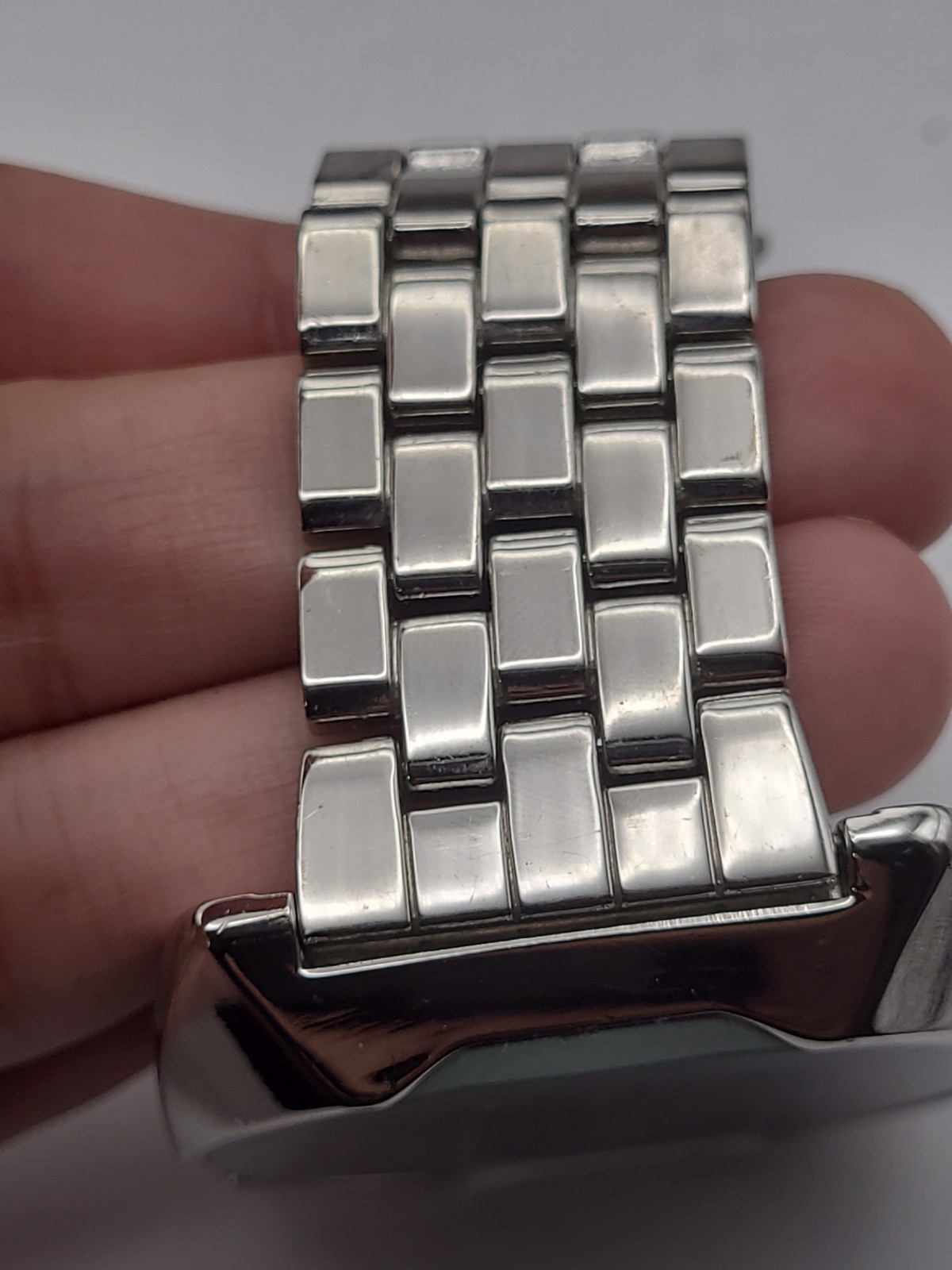 Mossimo Analog Quartz Watch Men Oversized Silver Tone New Battery Working