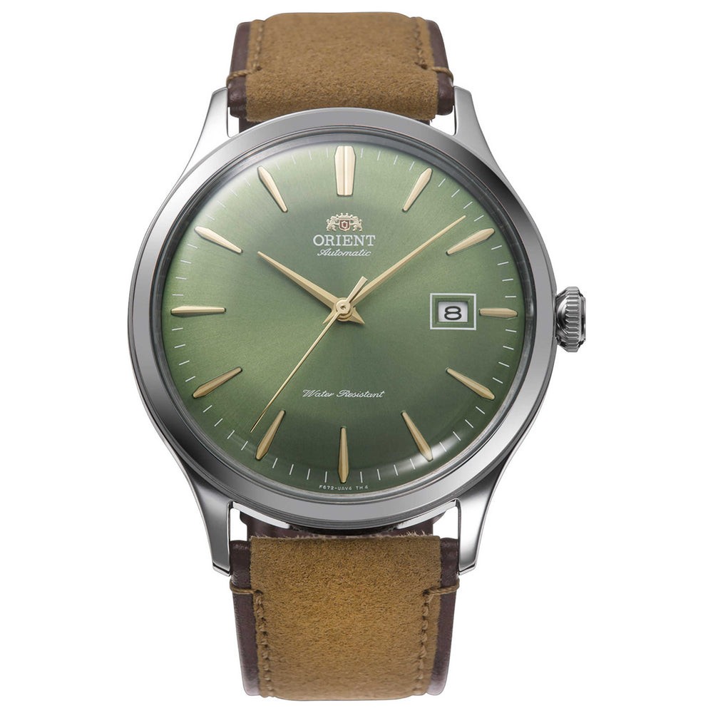Orient Men’s Bambino Version 4 Green Dial Automatic 42mm Watch RA-AC0P01E