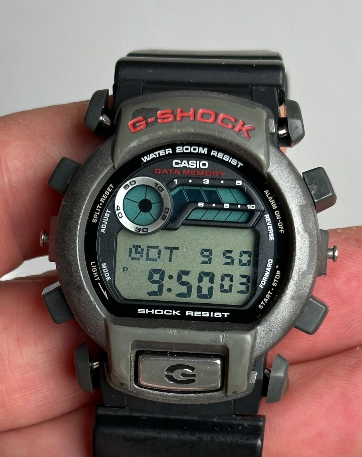 RARE CASIO Black G-Shock 2278 G-2210 Module 48mm Watch Used see description