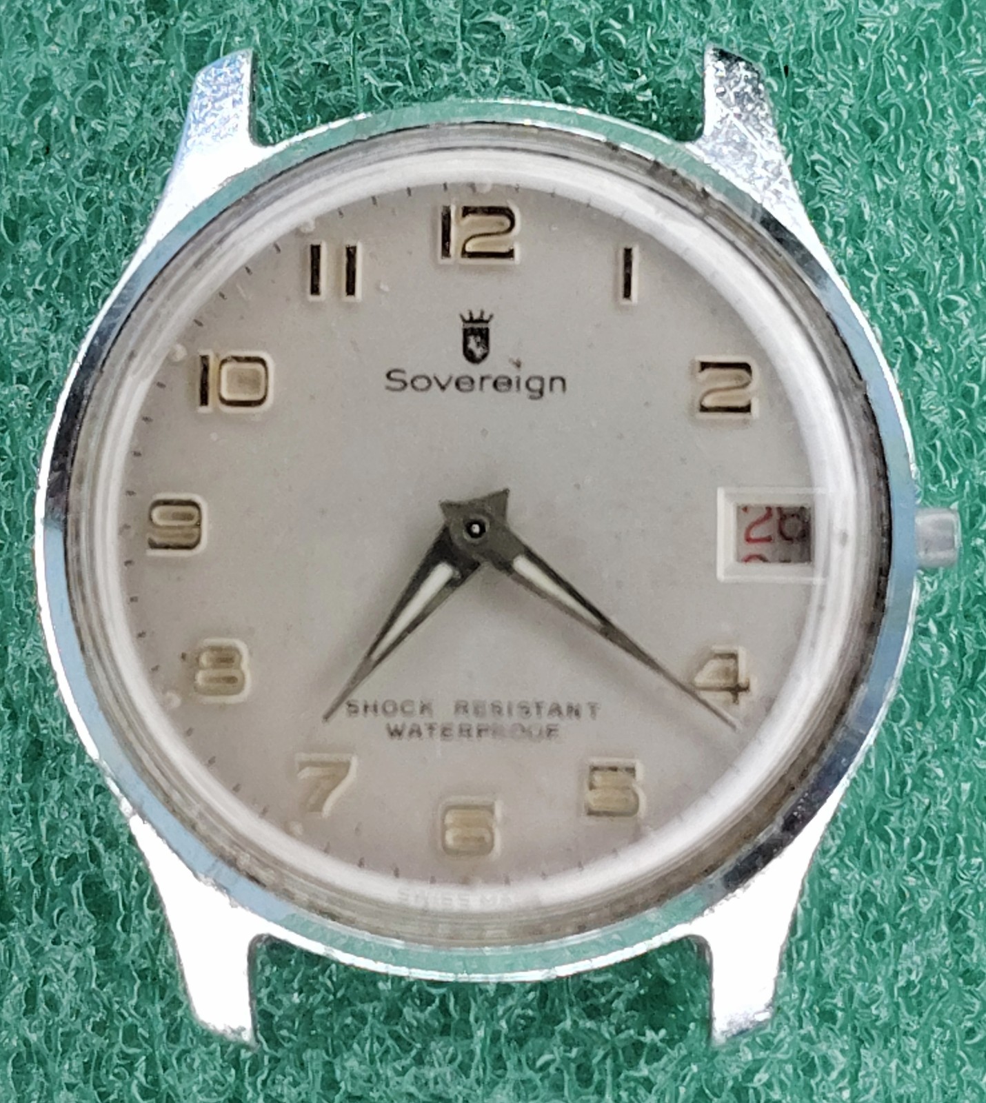 C1894 mens Sovereign Swiss Manual Wind Up Mechanical Old Vintage Watch Parts lot