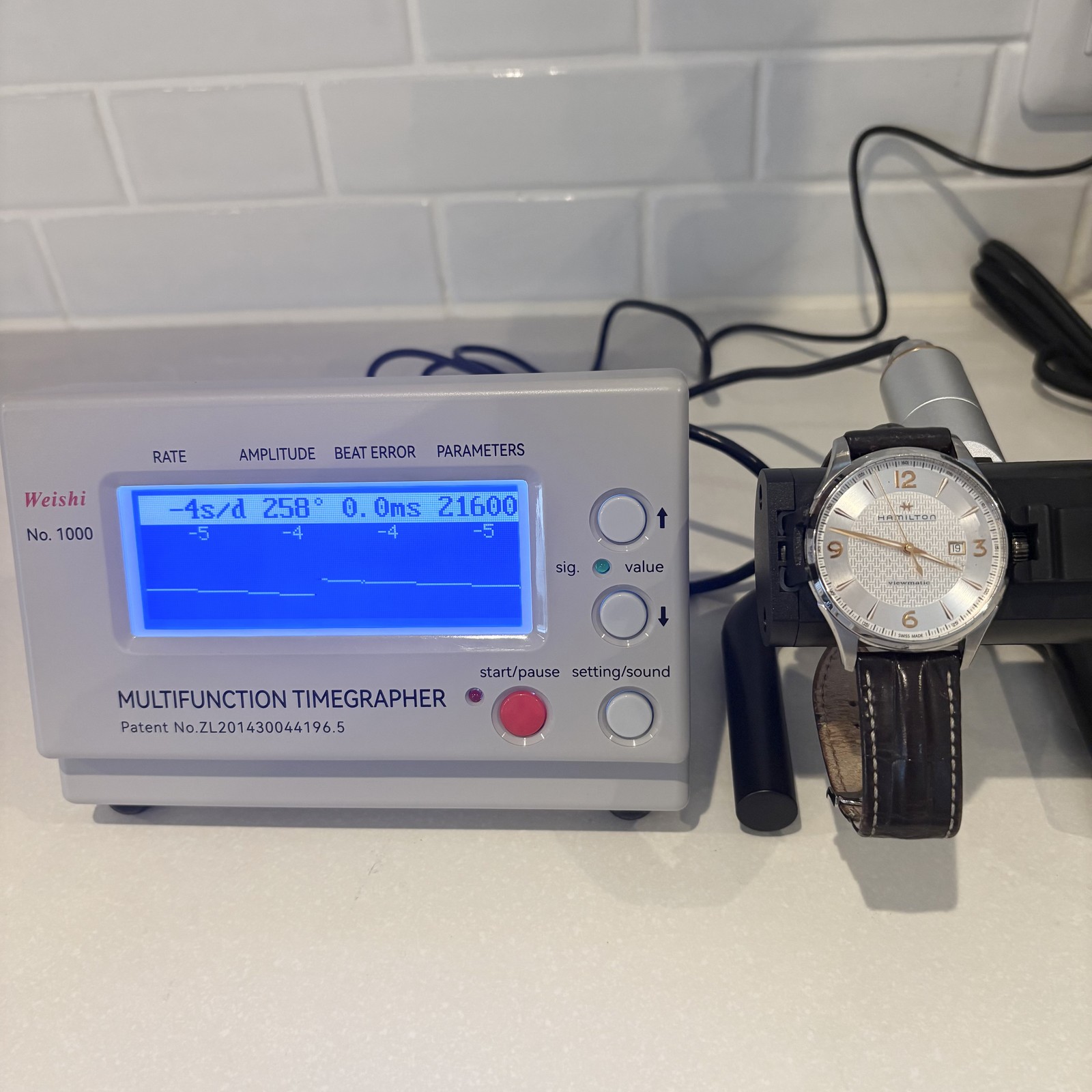 [Near MINT] Hamilton Jazzmaster Viewmatic H327550 Automatic Men’s Watch