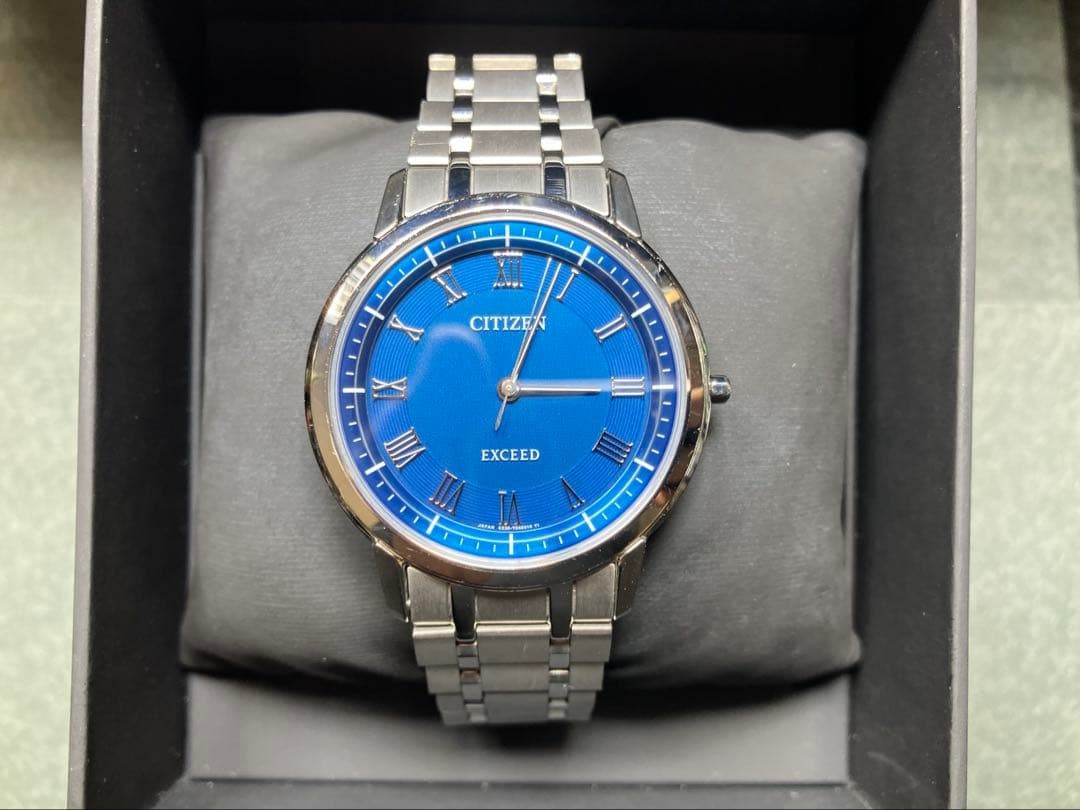 CITIZEN EXCEED AR4000-63L Silver Watch From Japan