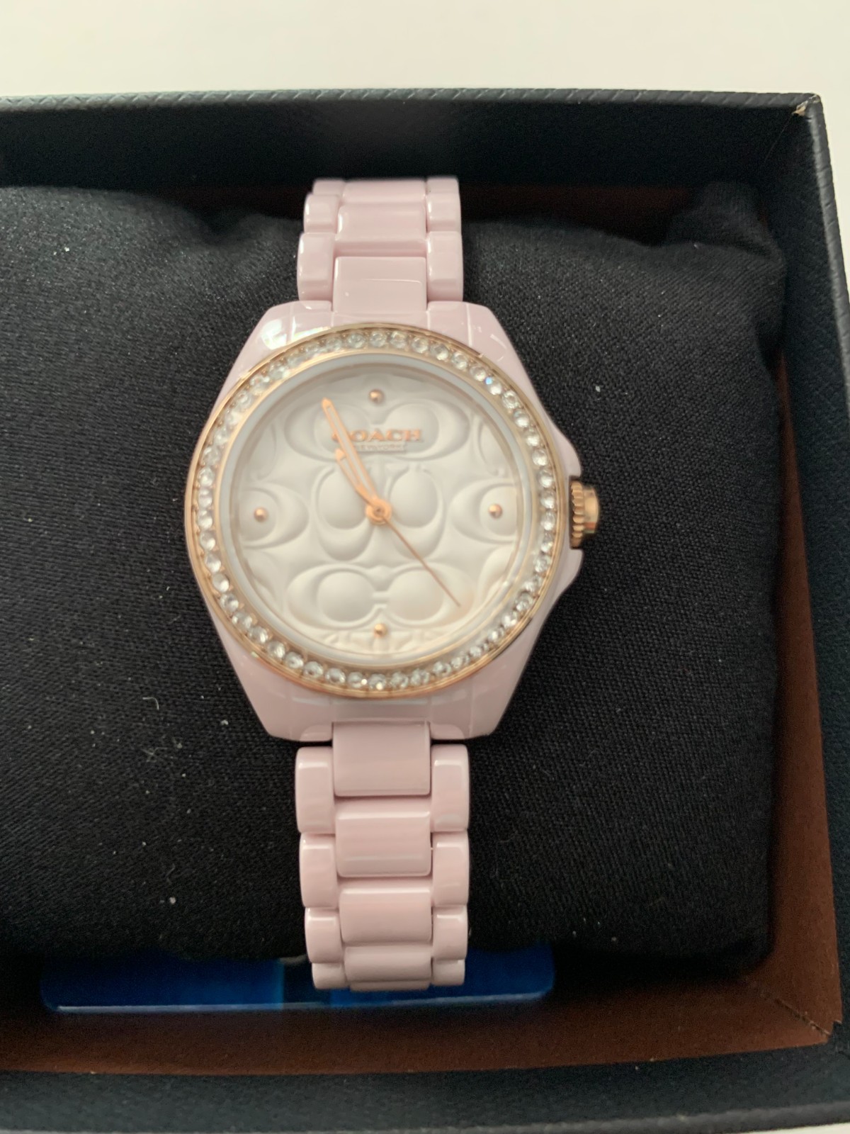 Coach Watch Ceramic PRESTON 14503771 Women’s White New With Box