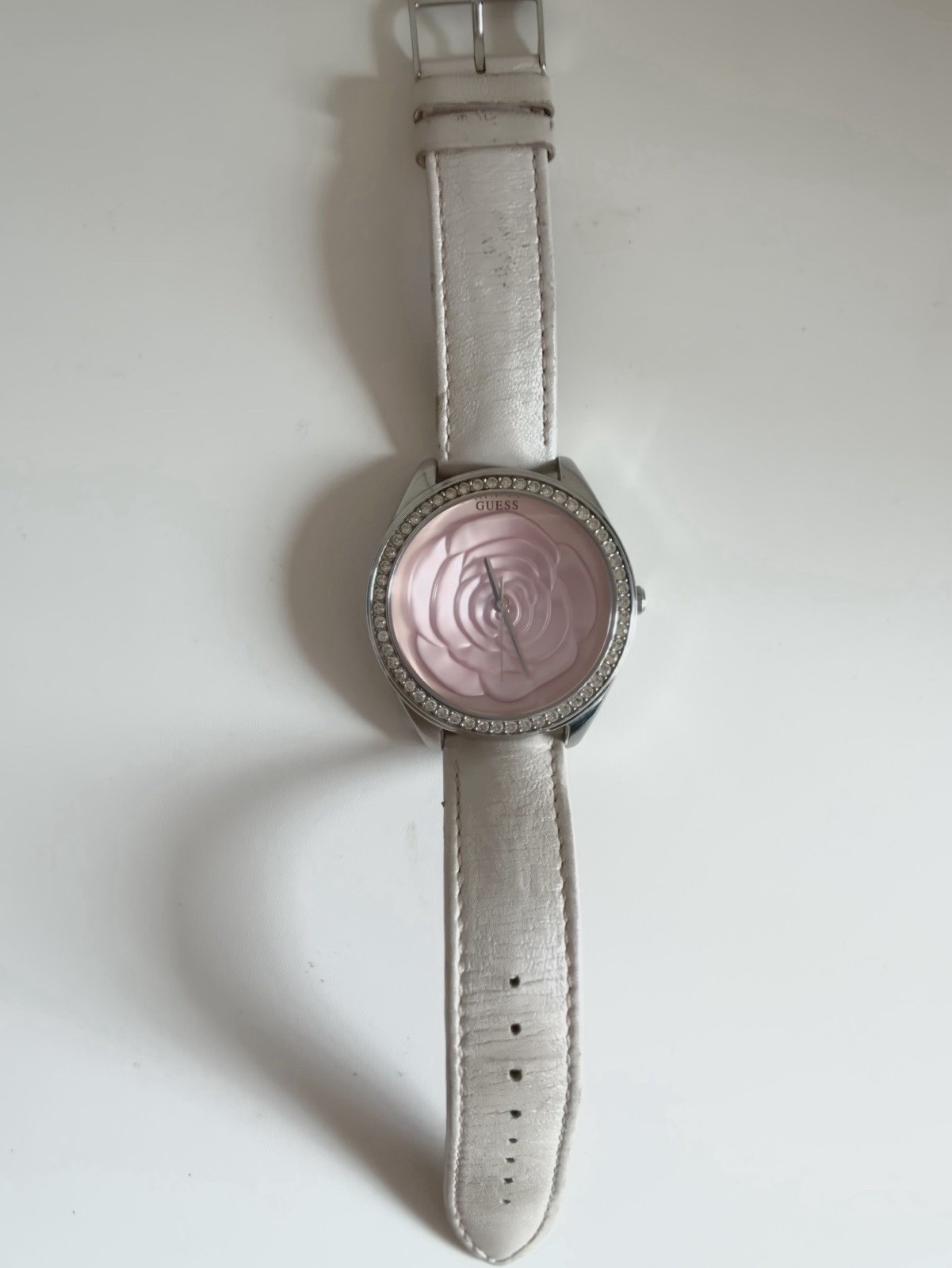 USED GUESS Watch – Women’s Pink Floral Dial