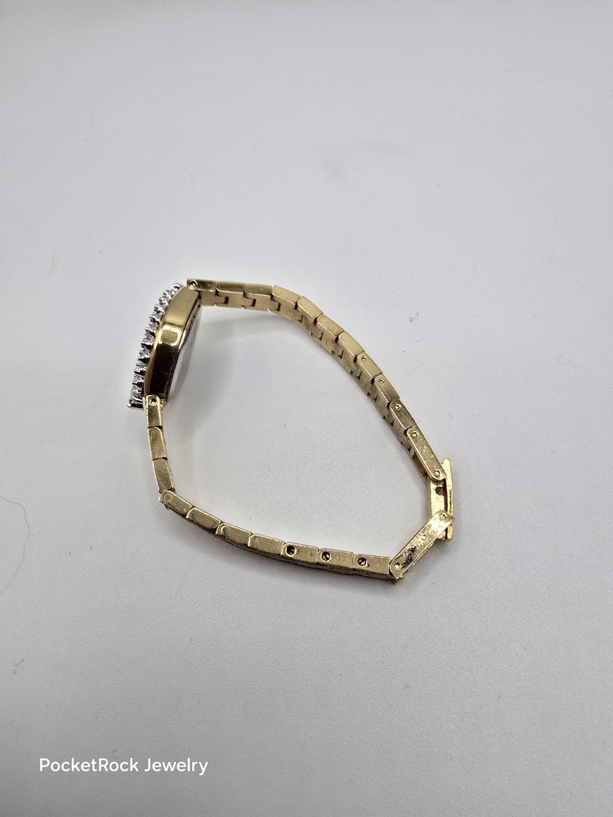 Jules Jurgensen Special Women’s Gold Tone Quartz Black Dial Diamond