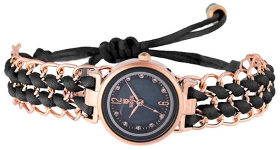 Montres Prestige Women’s Watch. 25mm. 30m. Quartz. Black.