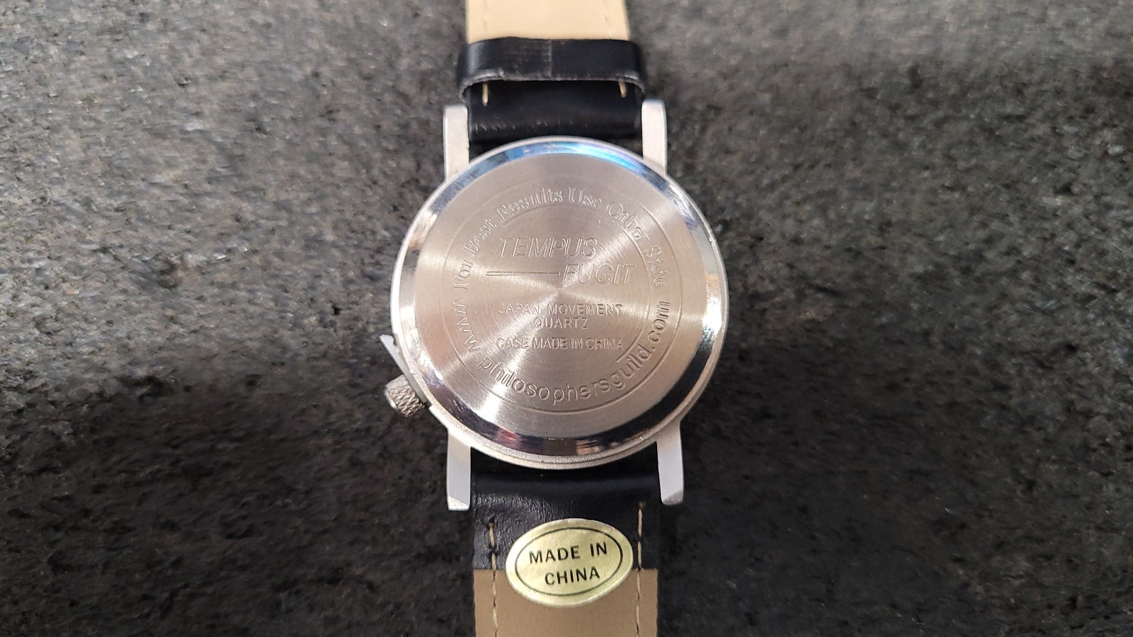 Tempus Fugit FStop Aperture Photographer Novelty Quartz Watch Japan New Battery