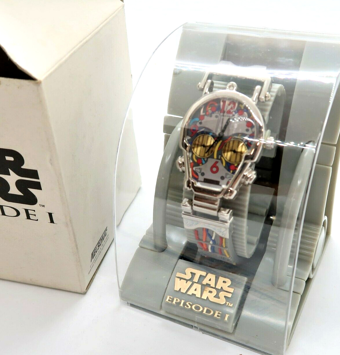 STAR WARS, C-3PO, Episode 1, Skeletal RARE THEATER ISSUE, MEN/Kids WATCH R17-24