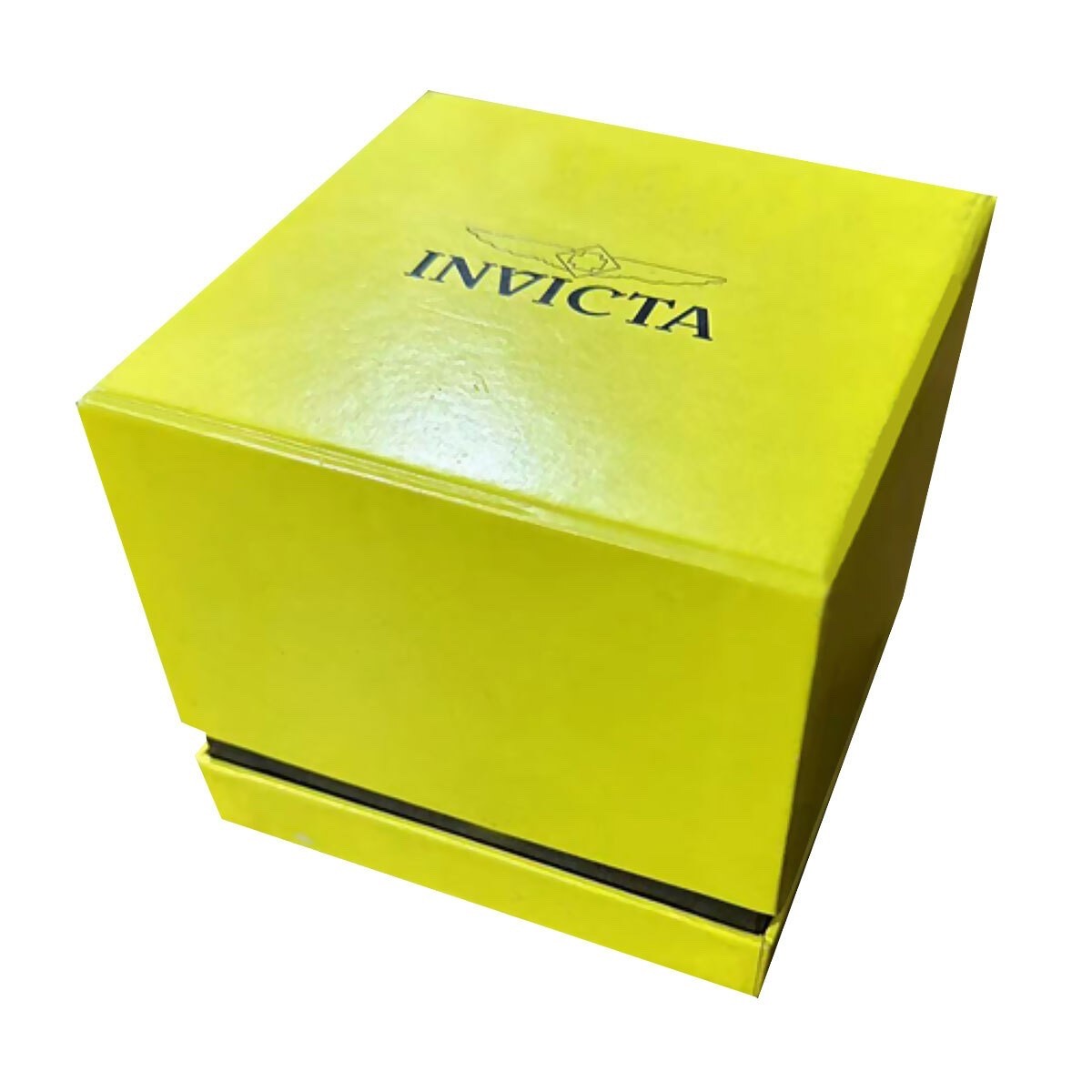 Invicta Men I FORCE LEFTY Chronograph GOLD BLACK Dial Nylon Strap 46mm Watch