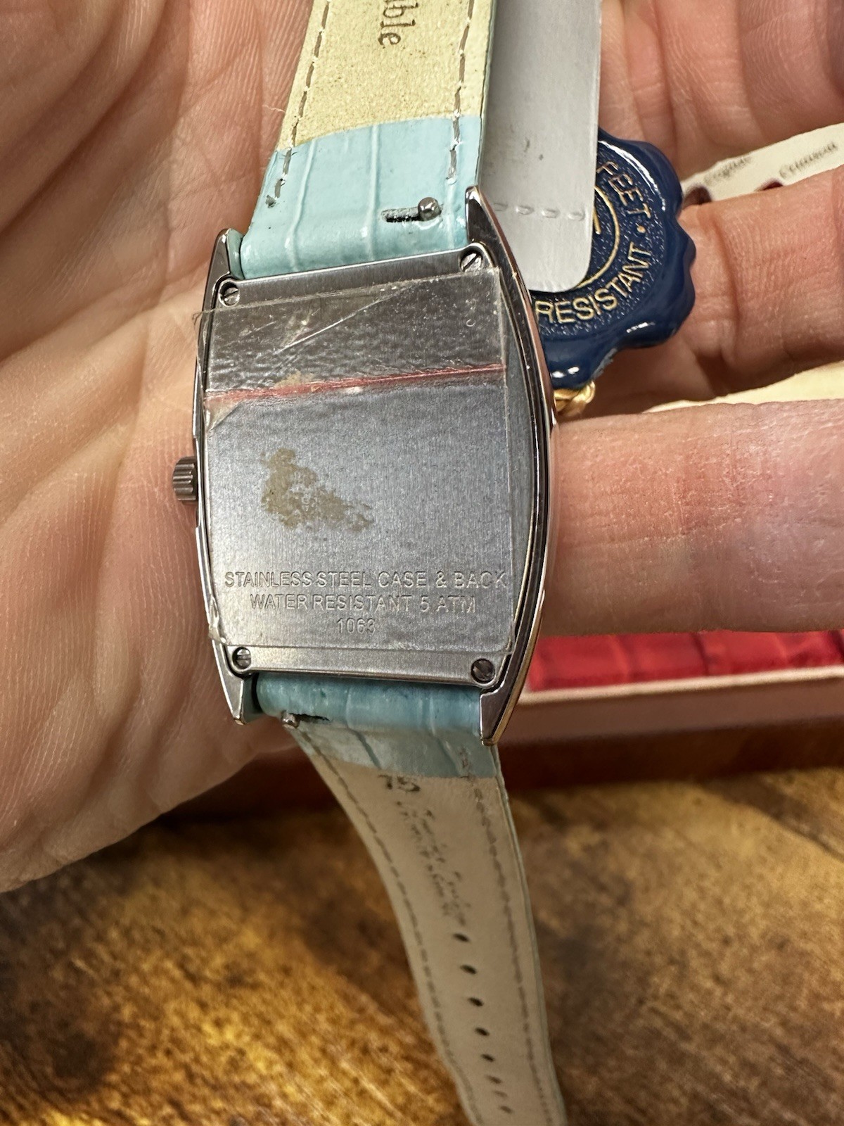 new Belair Cambridge 1063 Watch Interchangeable Leather Strap Box Swiss Quartz