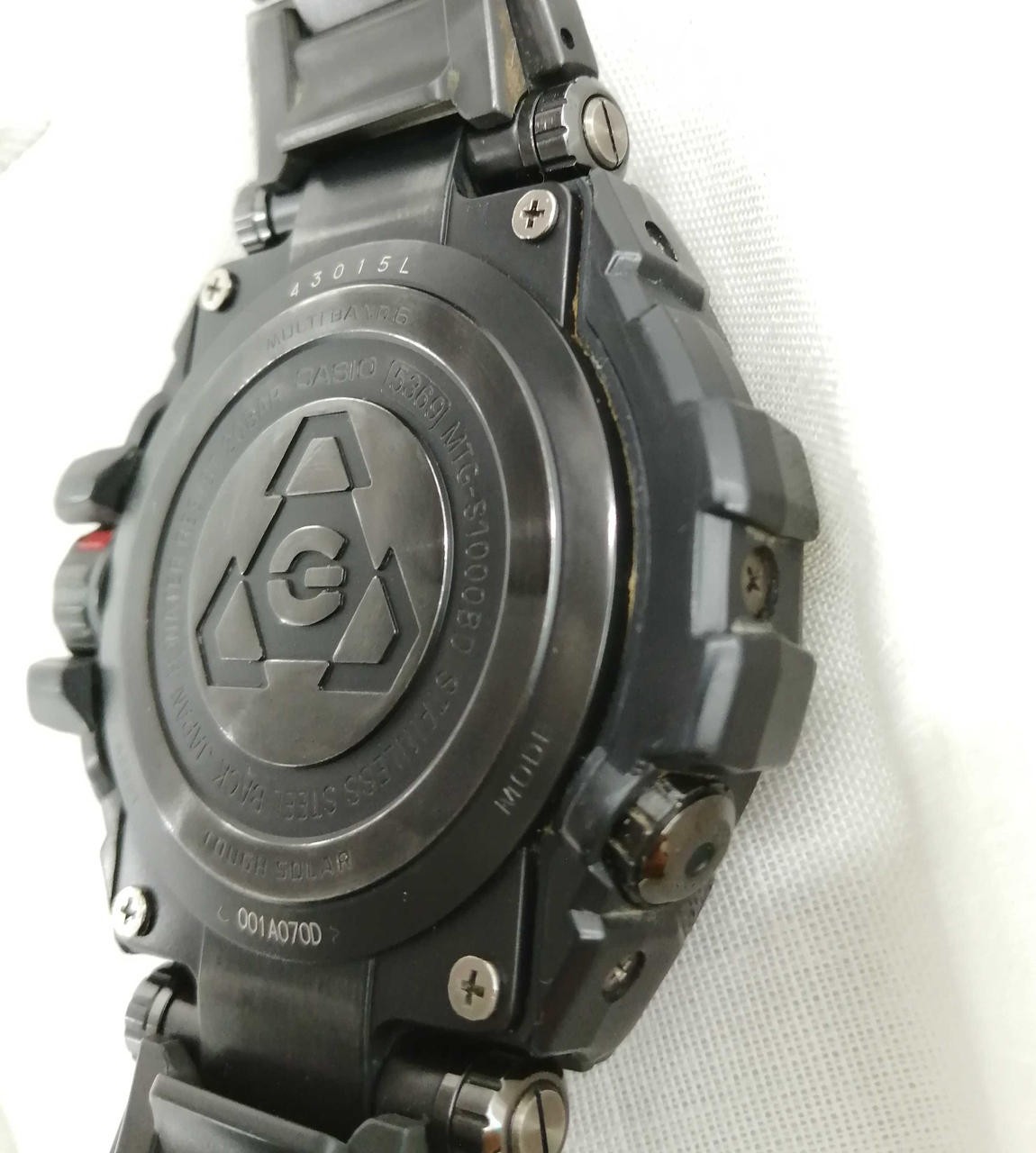 CASIO G-SHOCK MTG S1000BD Black Solar Men Watch Auth Japan